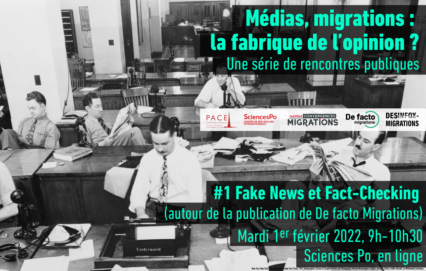 Fake News et Fact-Checking  (autour du numéro 30 de De facto Migrations) — Table ronde #1