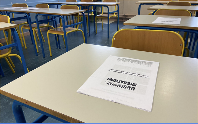 Atelier traitement médiatique des migrations au collège de la ville d’Avion